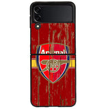 Arsenal Logo In The Wood Samsung Galaxy Z Flip 4 5G 2022 Case