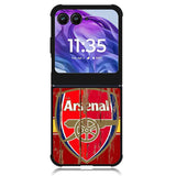 Arsenal Logo In The Wood Motorola Moto Razr Plus 2024 , Moto Razr+ 2024 Case