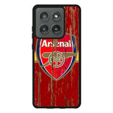 Arsenal Logo In The Wood Motorola Moto Edge 2025 Case