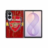 Arsenal Logo In The Wood Samsung Galaxy Z Fold 8 Case