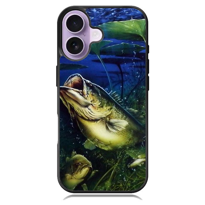Bass Fishing Largemouth Fish iPhone 16 Case DC0149
