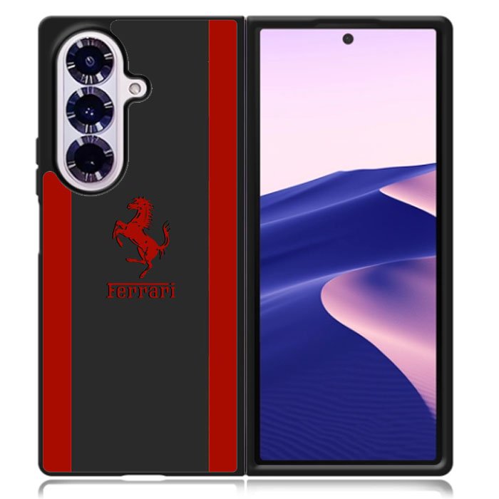 Ferrari Red Logo Samsung Galaxy Z Fold 7 Case DC0636