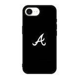 Atlanta braves logo black iPhone 17e Case