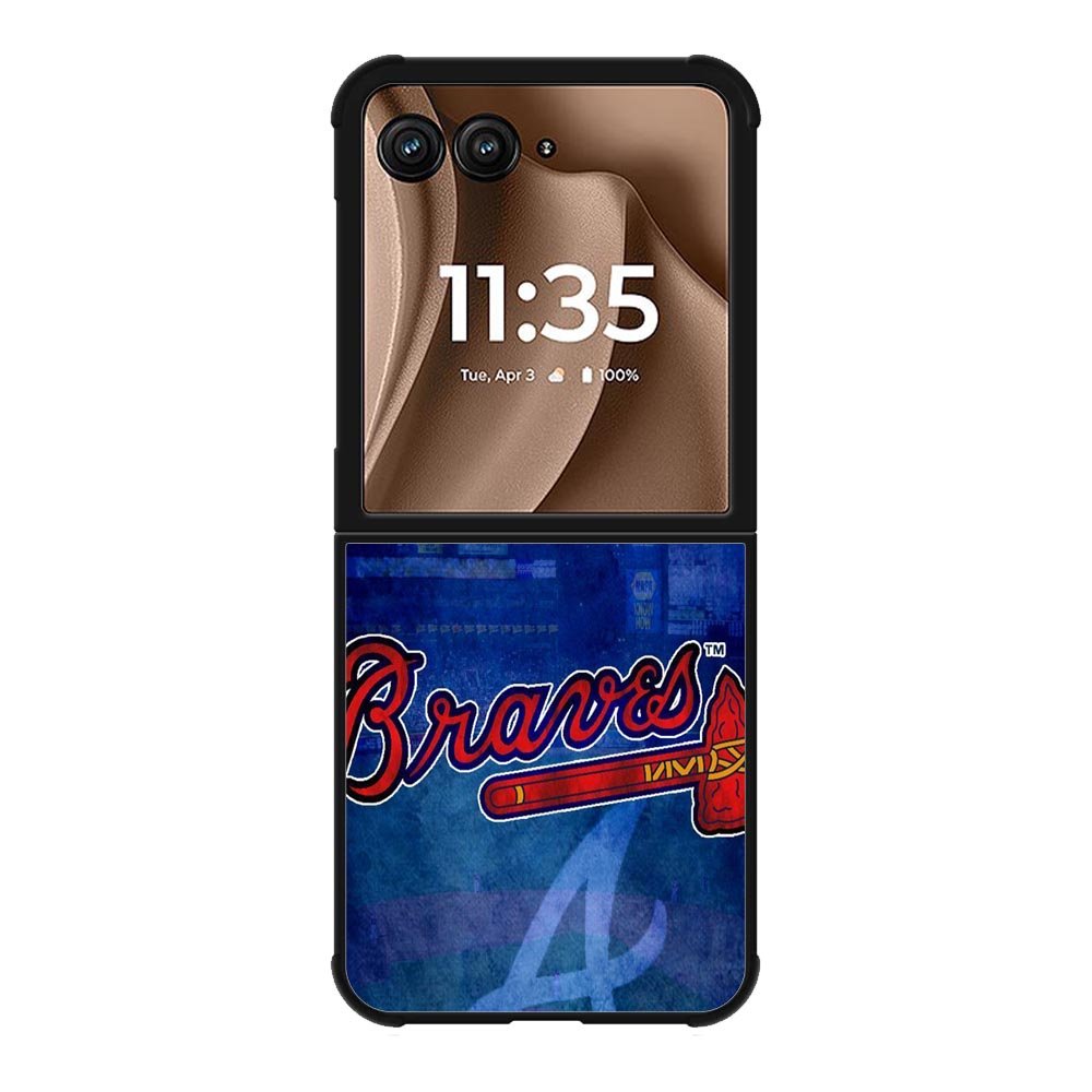 Atlanta braves wallpaper Motorola Moto RAZR Plus 2025 Case
