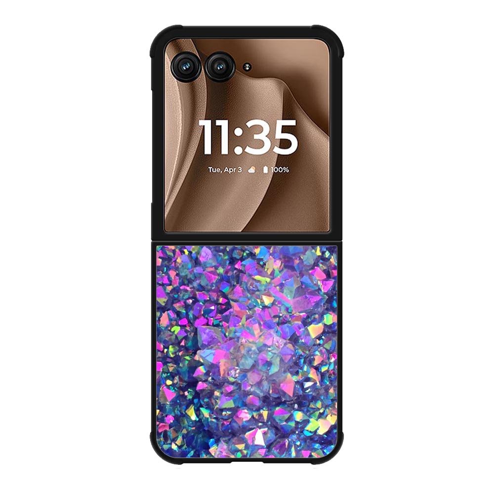 Diamond Stone and Glitter Motorola Moto RAZR Plus 2025 Case