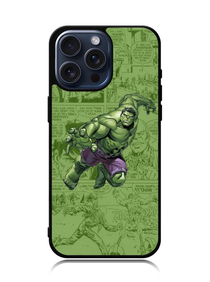Hulk Comic iPhone 15 Pro Max Case
