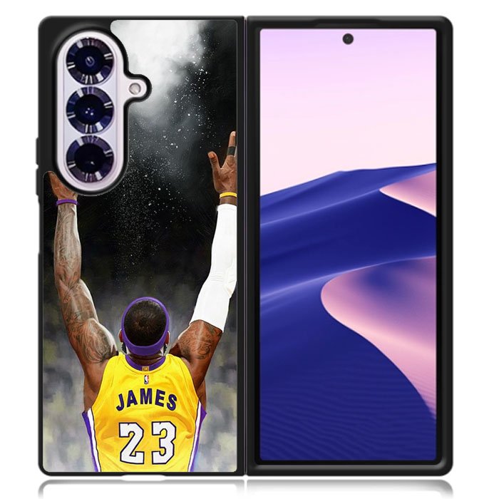 Lebron James Powder Lakers Samsung Galaxy Z Fold 7 Case DC1012