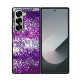 Pink Purple Silver Bling Sparkling Sparkles Samsung Galaxy Z Fold 7 5G Case