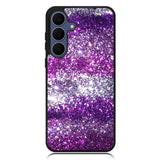 Pink Purple Silver Bling Sparkling Sparkles Samsung Galaxy S24 FE Case DC1437