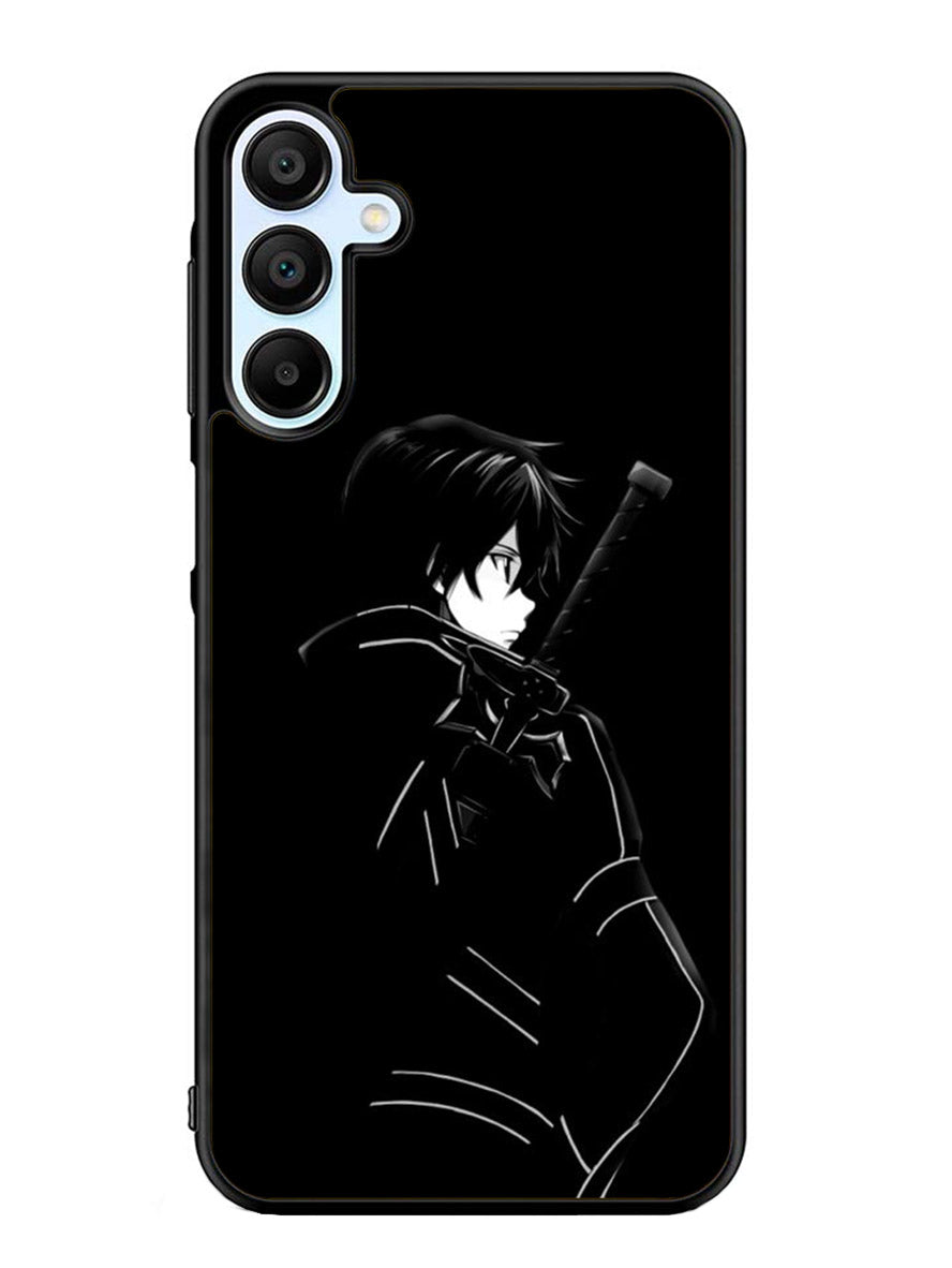 Sword Art Online Kirito Silouete Anime Lovers Samsung Galaxy A25 5G Case