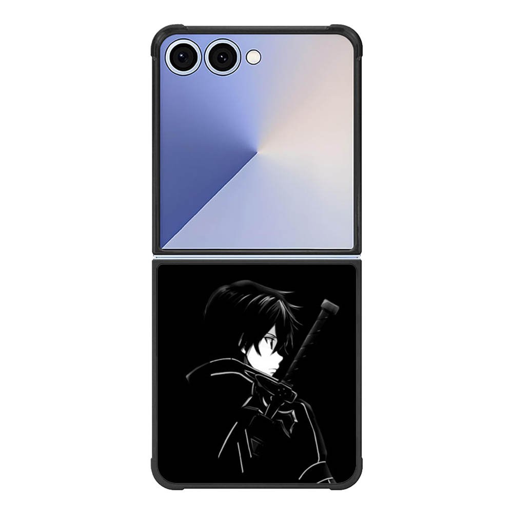 Sword Art Online Kirito Silouete Anime Lovers Samsung Galaxy Z Flip 7 5G Case