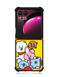 BTS BT21 All Characters Motorola Moto Razr Plus 2023 , Moto Razr+ 2023 Case