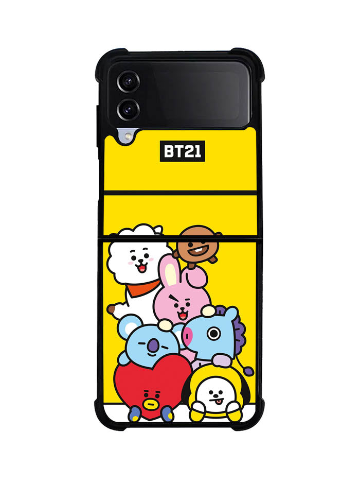 BTS BT21 All Characters Samsung Galaxy Z Flip 4 5G 2022 Case