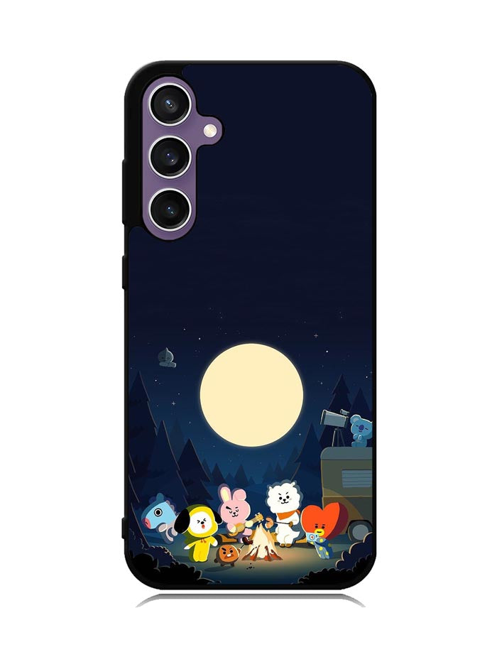 BTS BT21 Team Camping In Forest Samsung Galaxy S23 FE 5G Case