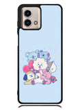 BTS BT21 Blue Texture Motorola Moto G Stylus 5G 2023 Case