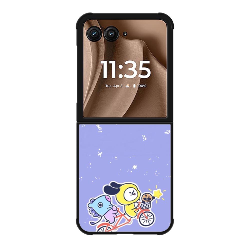 BT21 BTS chimmy mang shooky Jimin Motorola Moto RAZR Plus 2025 Case