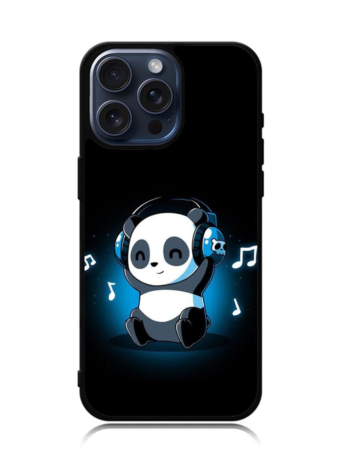 Panda Cute Music iPhone 15 Pro Case BLN2920