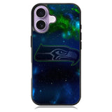 Seattle Seahawks Galaxy iPhone 16 Case DC1649