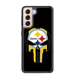 Pittsburgh Steelers skull flags Samsung Galaxy S21 Plus Case SS1101
