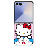Doraemon And Hello Kitty Love Samsung Galaxy Z Flip 7 Case DC0546