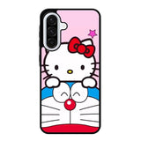 Doraemon And Hello Kitty Love Samsung Galaxy A36 Case DC0546