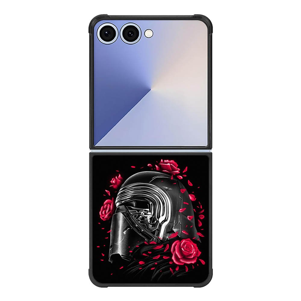 Star Wars Kylo Ren Helmet and Roses Samsung Galaxy Z Flip 7 5G Case