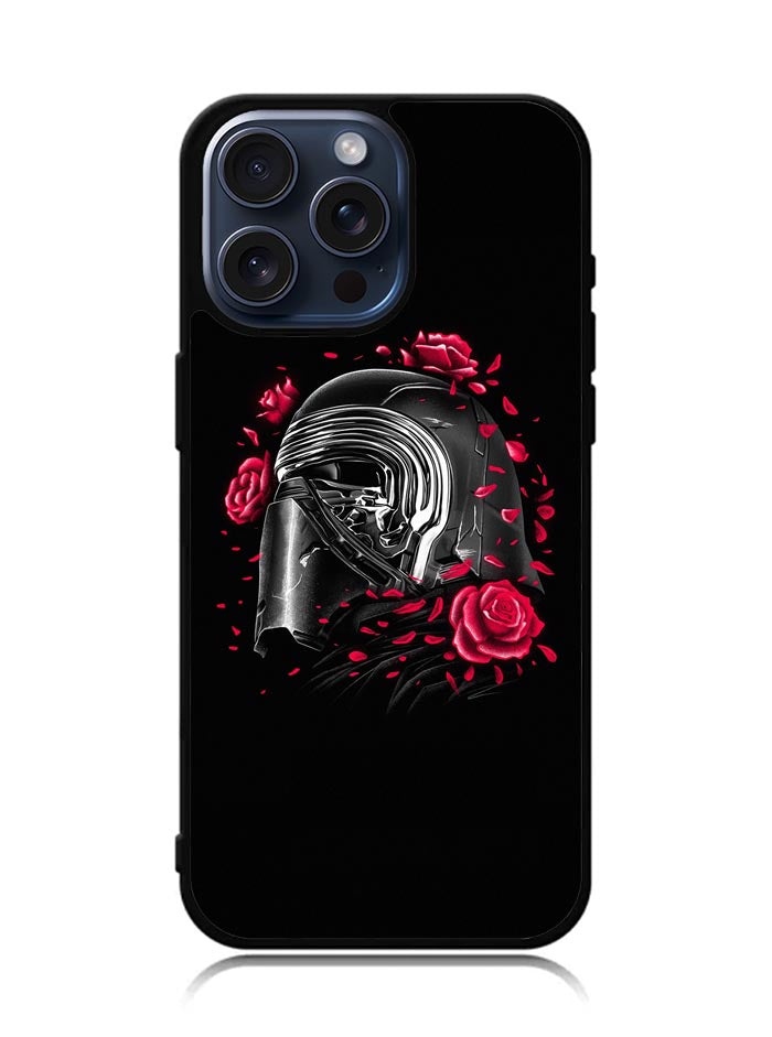 Star Wars Kylo Ren Helmet and Roses iPhone 15 Pro Max Case BLN6917