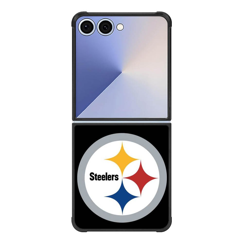 Pittsburgh Steelers Logo Strip Samsung Galaxy Z Flip 7 5G Case