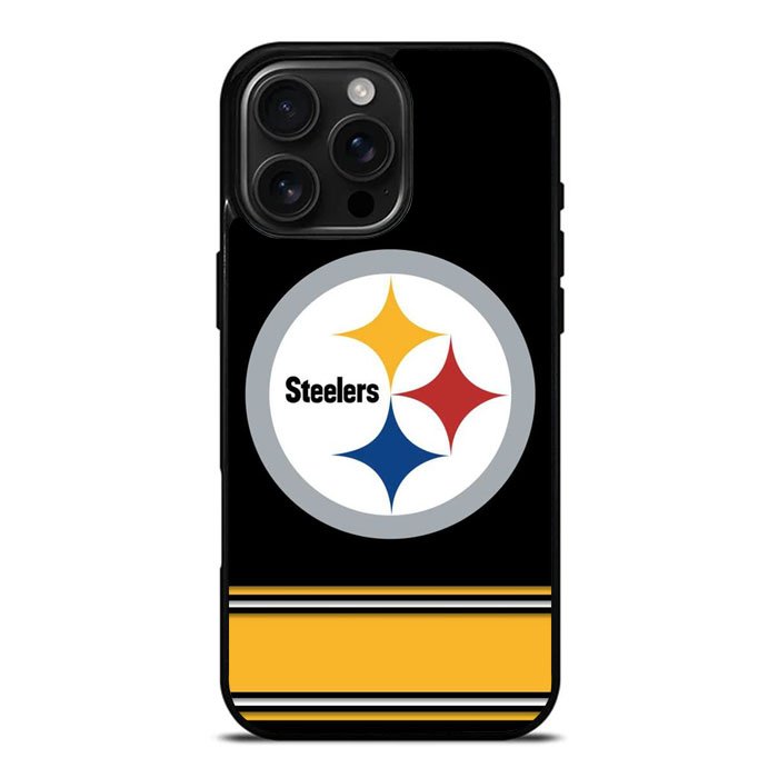 Pittsburgh Steelers Logo Strip iPhone 16 Pro Max Case DC1466
