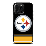 Pittsburgh Steelers Logo Strip iPhone 16 Pro Max Case DC1466