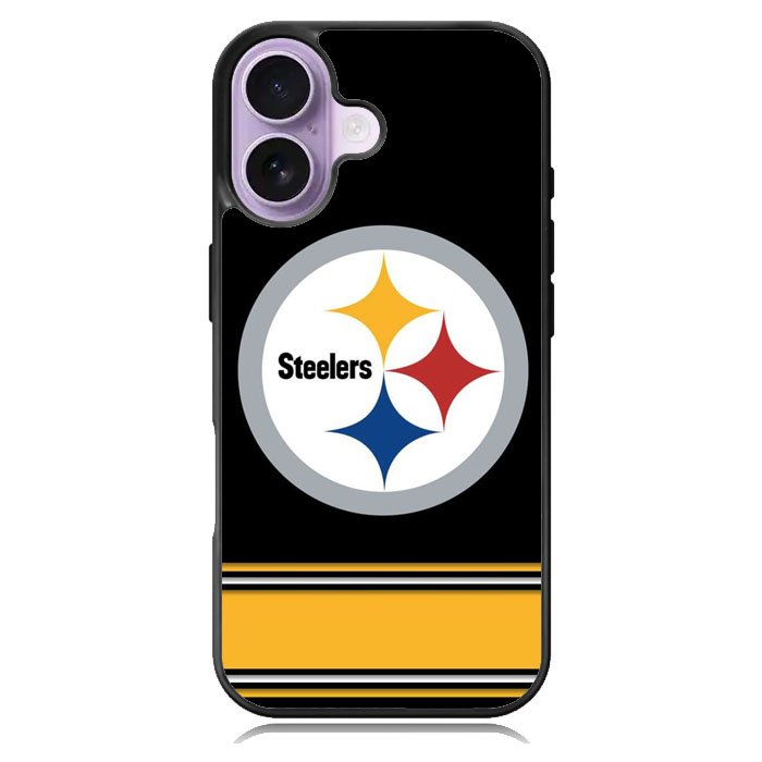Pittsburgh Steelers Logo Strip iPhone 16 Case DC1466