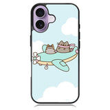Pusheen The Cat Flying The Plane iPhone 16 Case DC1536