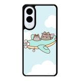 Pusheen The Cat Flying The Plane Samsung Galaxy S25 Edge DC1536