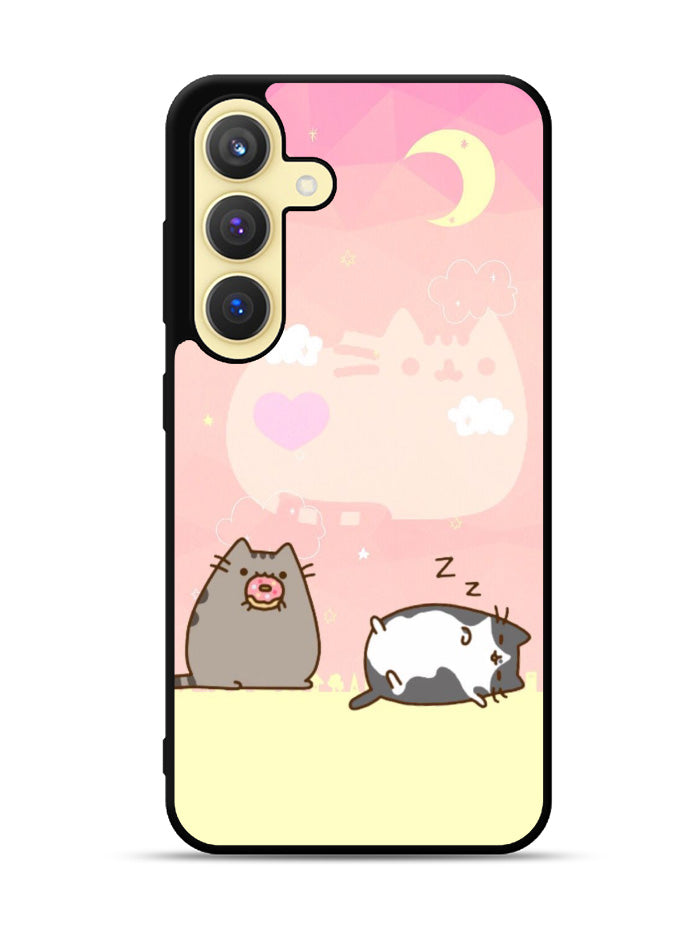 Pusheen The Cat Sleeping Samsung Galaxy S25 Plus 5G , Samsung Galaxy S25+ 5G Case