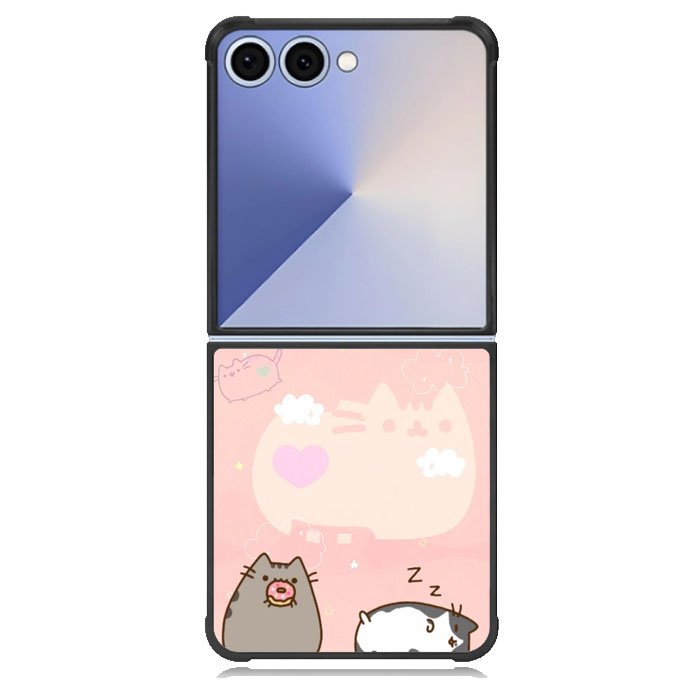 Pusheen The Cat Sleeping Samsung Galaxy Z Flip 7 Case DC1541