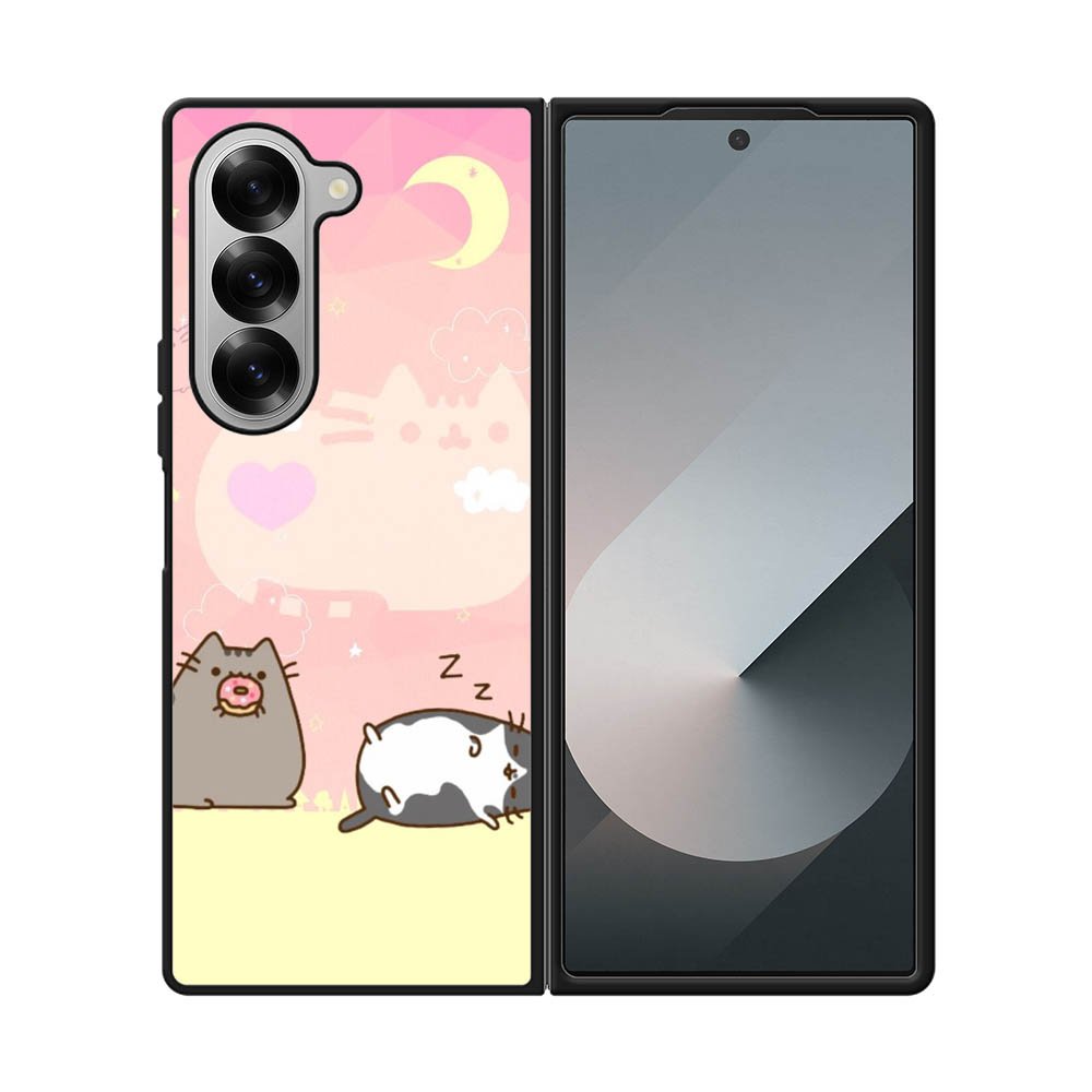 Pusheen The Cat Sleeping Samsung Galaxy Z Fold 7 5G Case