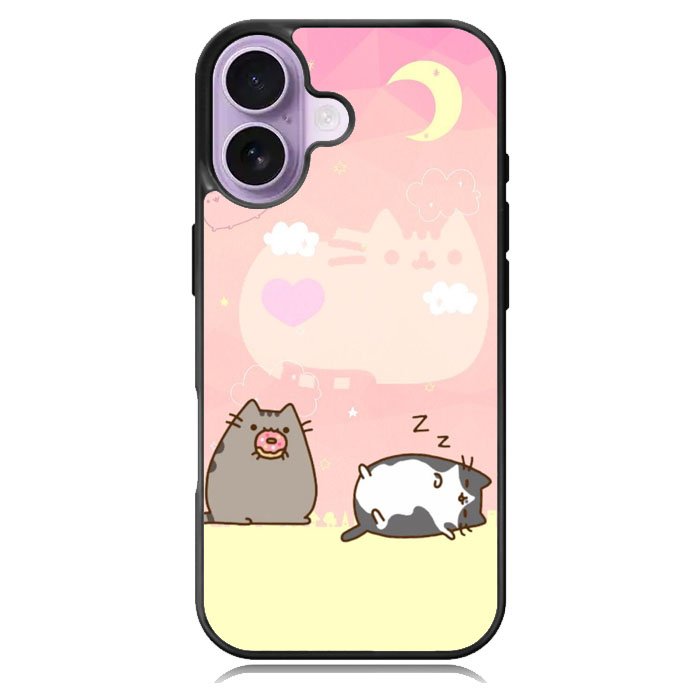 Pusheen The Cat Sleeping iPhone 16 Plus Case DC1541