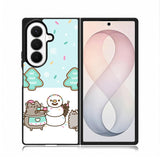 Pusheen The Cat Snow Winter Samsung Galaxy Z Fold 8 Ultra Case