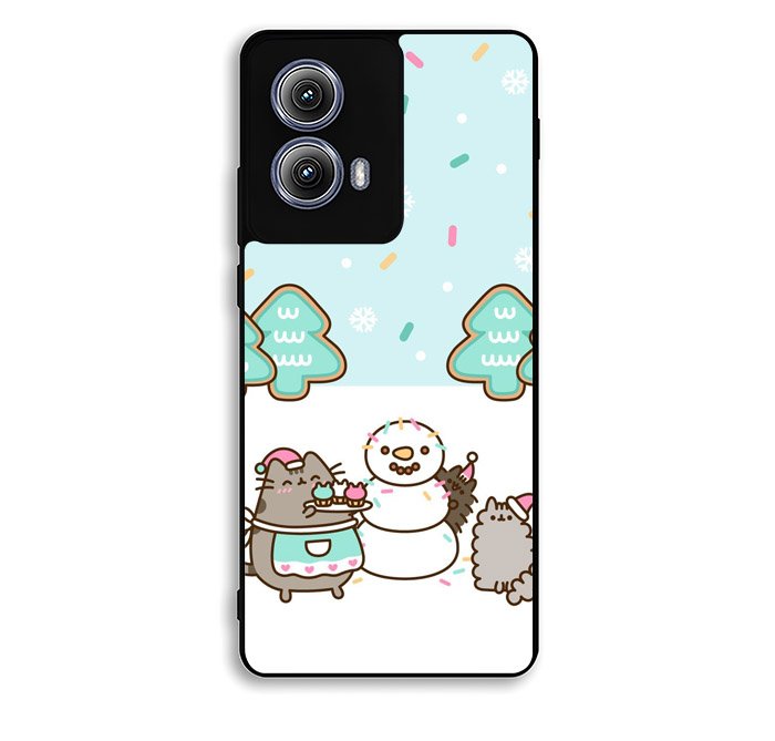 Pusheen The Cat Snow Winter Motorola Moto Edge 2024 Case DC0562