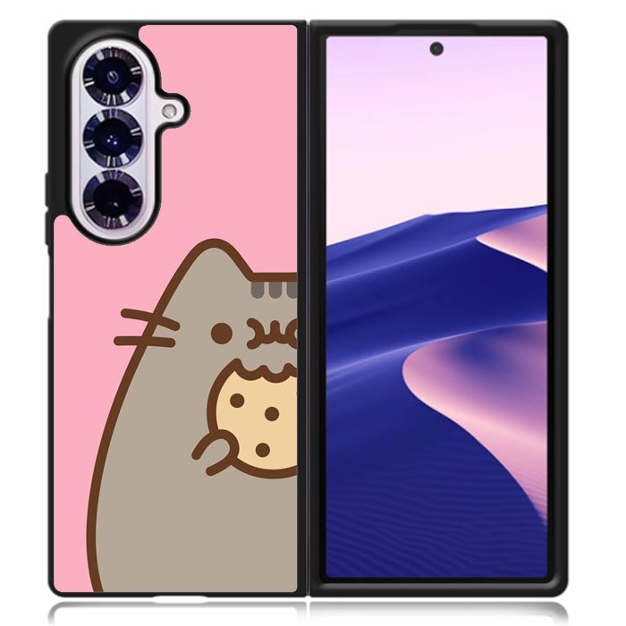 Pusheen The Cat Cookies Samsung Galaxy Z Fold 7 Case DC1532