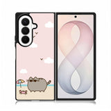 Pusheen The Cat Cool Summer Samsung Galaxy Z Fold 8 Ultra Case DC1533