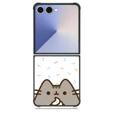 Pusheen The Cat Rainbow Cupcakes Samsung Galaxy Z Flip 7 Case DC1540