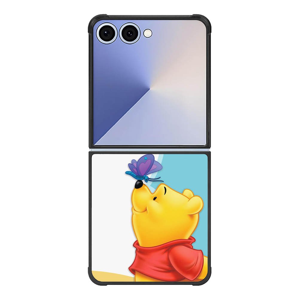 Winnie The Pooh Butterfly Summer Samsung Galaxy Z Flip 7 5G Case