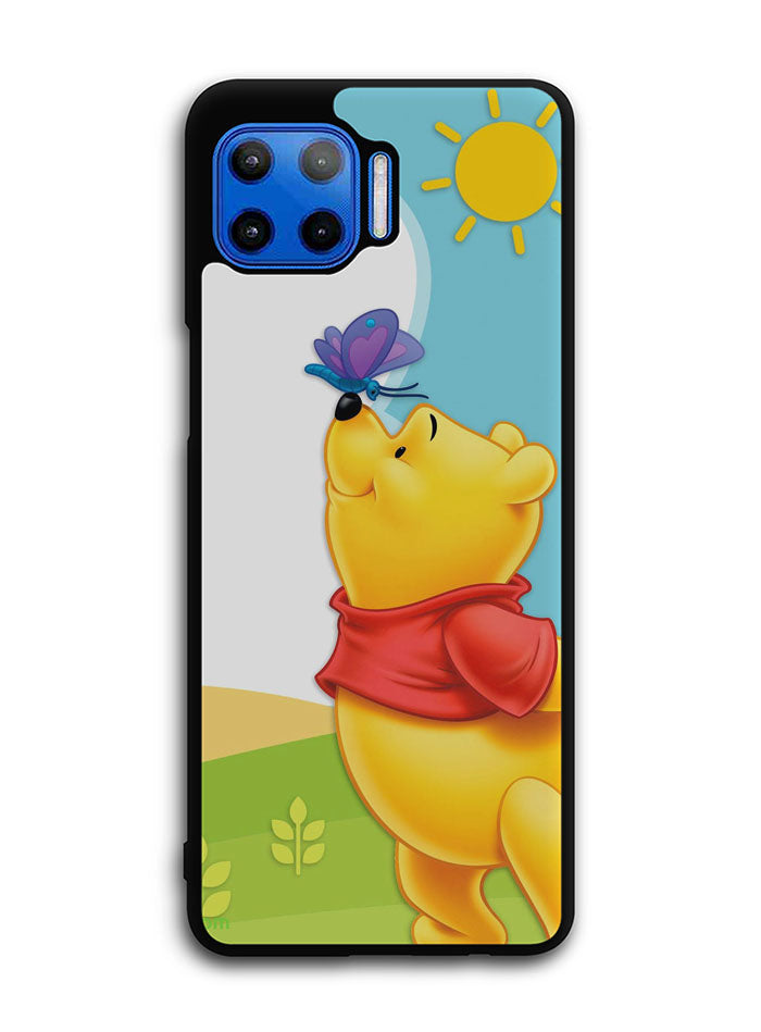 Winnie The Pooh Butterfly Summer Motorola Moto One 5G Case , Moto One 5G UW Case , Moto G 5G Plus Case