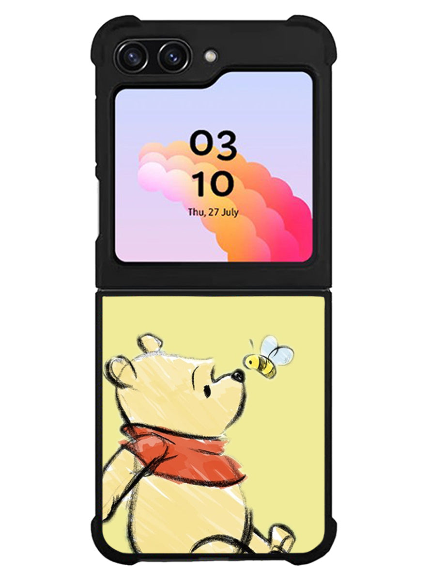 Winnie The Pooh And Bee Samsung Galaxy Z Flip 5 5G 2023 Case