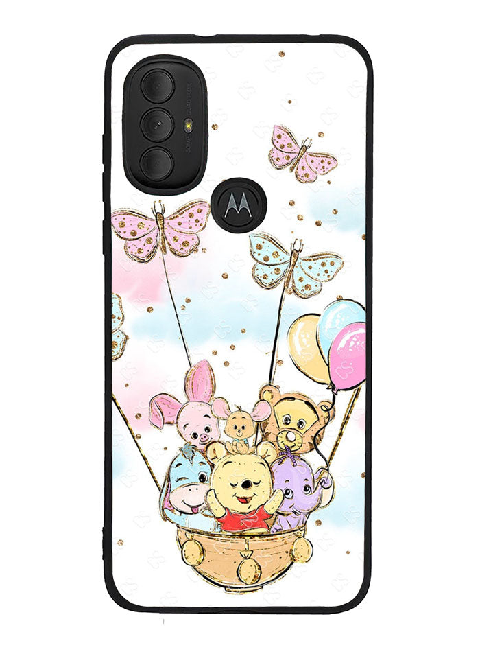 Winnie The Pooh And Butterfly Friends Motorola Moto G Pure 2021 , Moto G Power 2022 Case