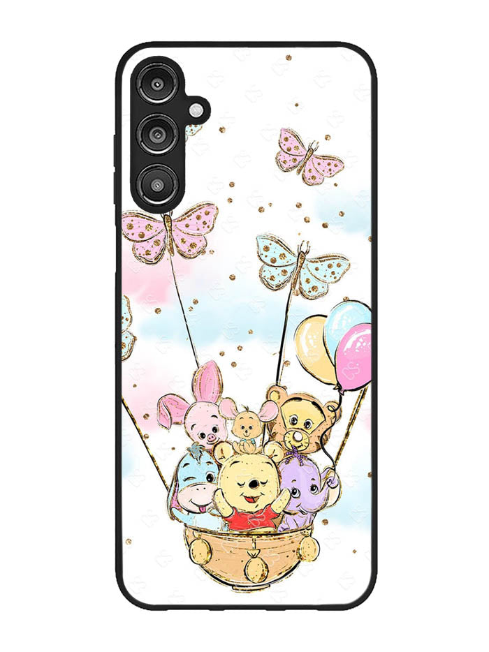 Winnie The Pooh And Butterfly Friends Samsung Galaxy A14 5G Case