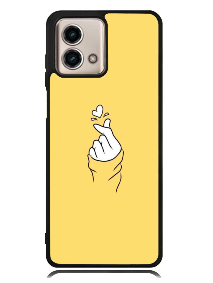 Saranghaeo Hand Love Yellow Motorola Moto G Stylus 5G 2023 Case