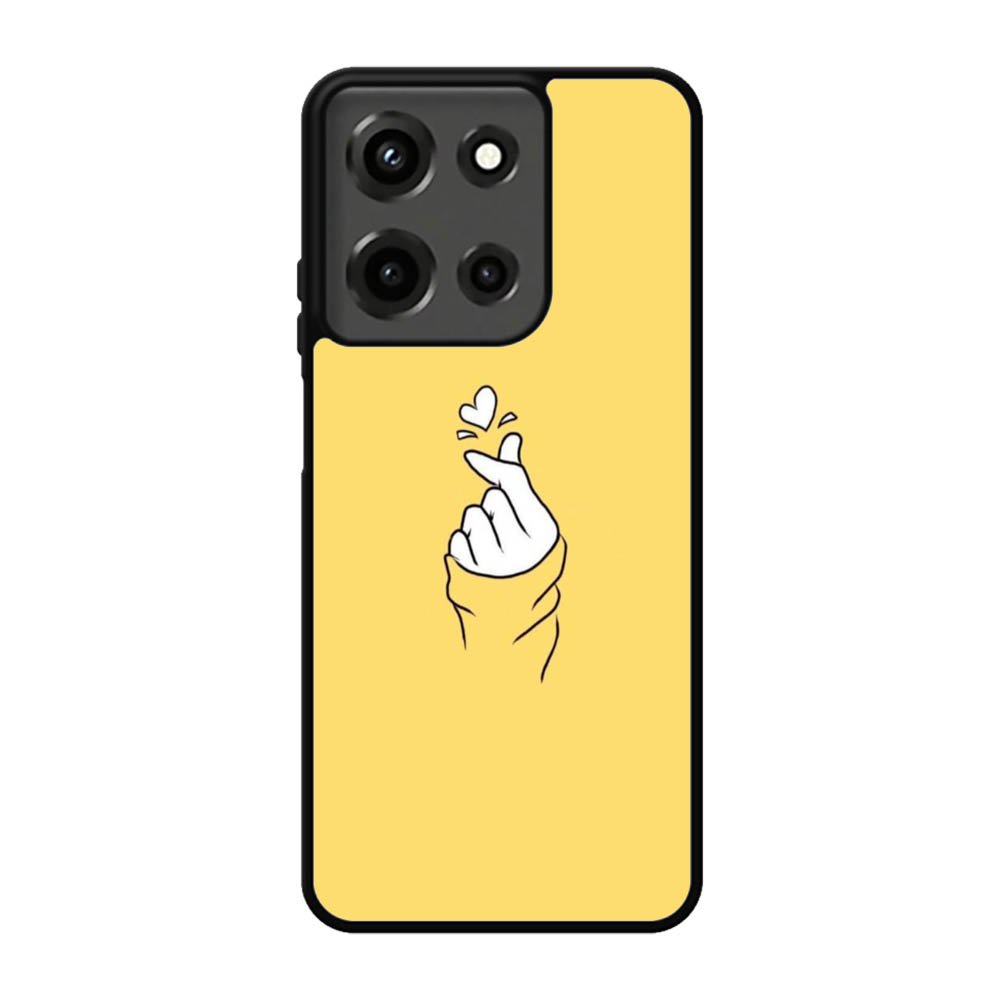 Saranghaeo Hand Love Yellow Motorola Moto G 5G 2025 Case DC2865