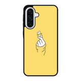 Saranghaeo Hand Love Yellow Samsung Galaxy A56 Case DC2865